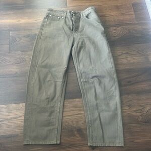 Madewell The darted barrel Jean. Driftwood size 25